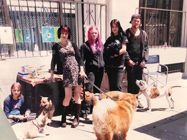 Photo - Pali Boucher and some Rocket Dogs and people, Rocket Dog Rescue