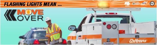 move over caltrans banner